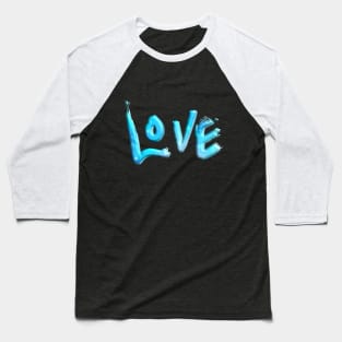 Blue Love Baseball T-Shirt